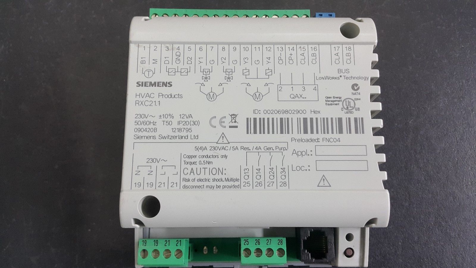 RXC21.1 - SIEMENS