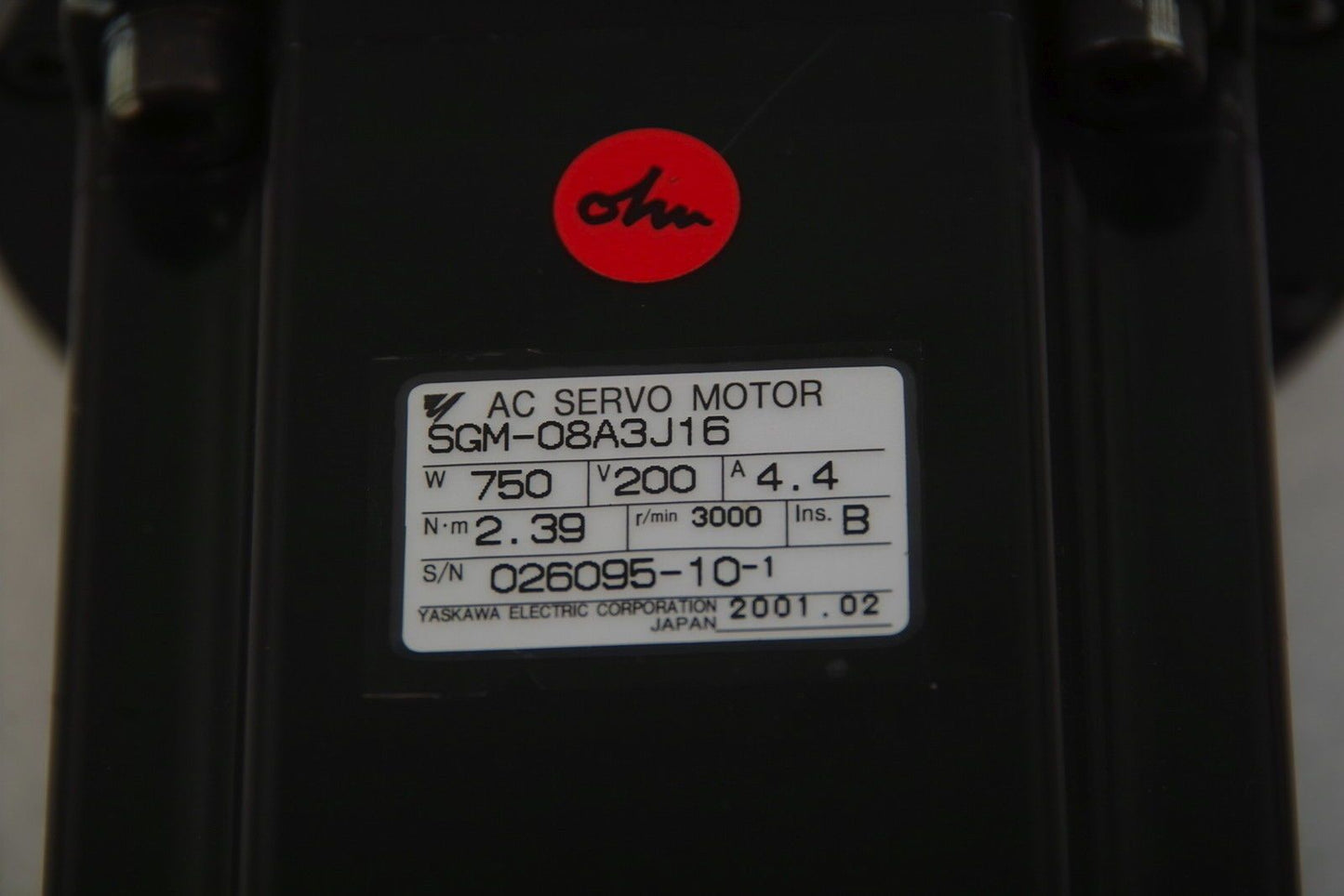 SGM-08A3J16 - YASKAWA