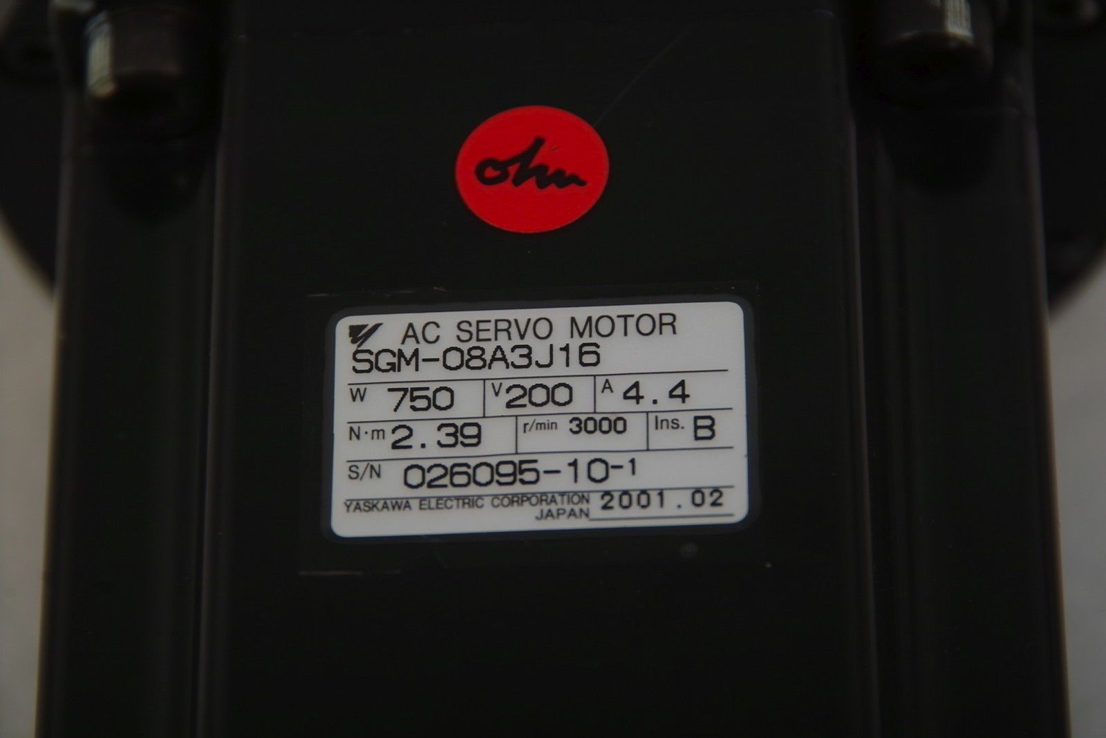 SGM-08A3J16 - YASKAWA