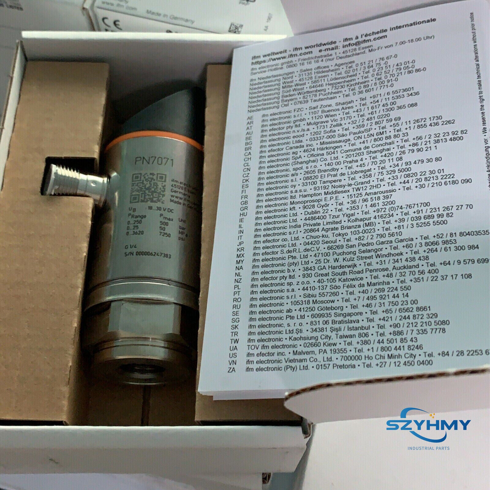 IFM PN7071 Pressure Switch - High Performance & Reliable Sensor - IFM