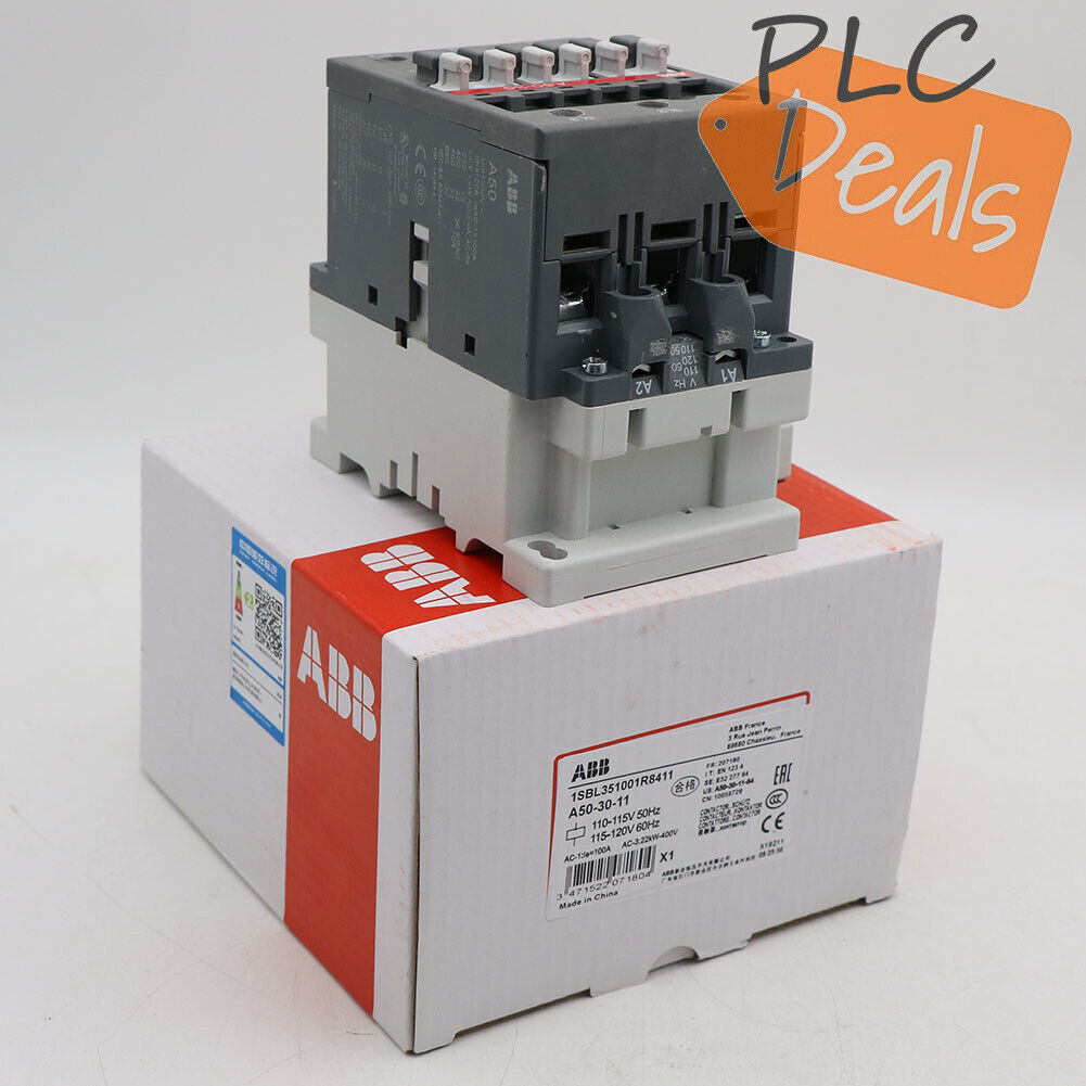 ABB A50-30-11 Contactor 110-115V 50Hz / 115-120V 60Hz - ABB