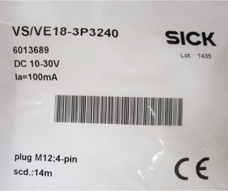 NEW SICK VS/VE18-3P3240 Opposed Photoelectric Sensor - SICK