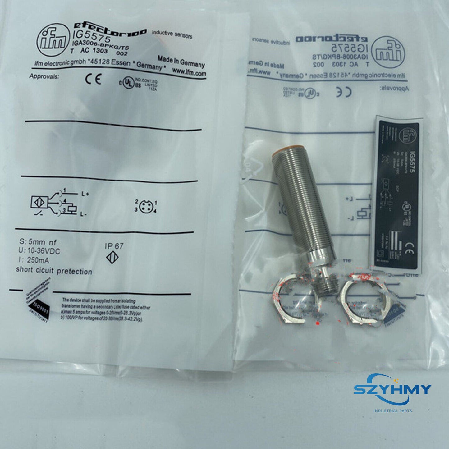 IFM IG5575 Proximity Switch Sensor - Reliable and Accurate Detection - IFM