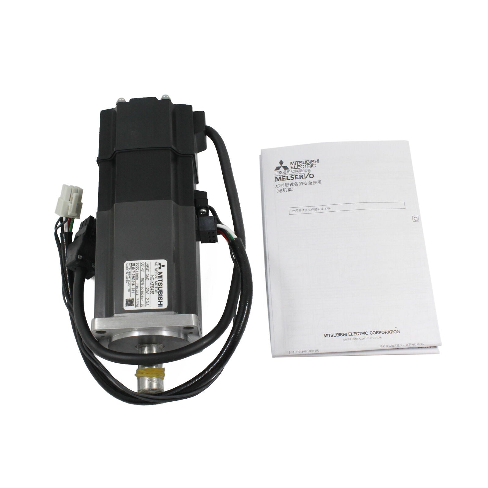 MITSUBISHI HC-KFS43B AC Servo Motor - Brand New in Box - MITSUBISHI