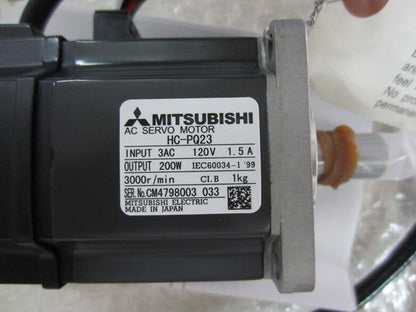 MITSUBISHI HC-PQ23 AC SERVO MOTOR - NEW ORIGINAL PRODUCT - MITSUBISHI