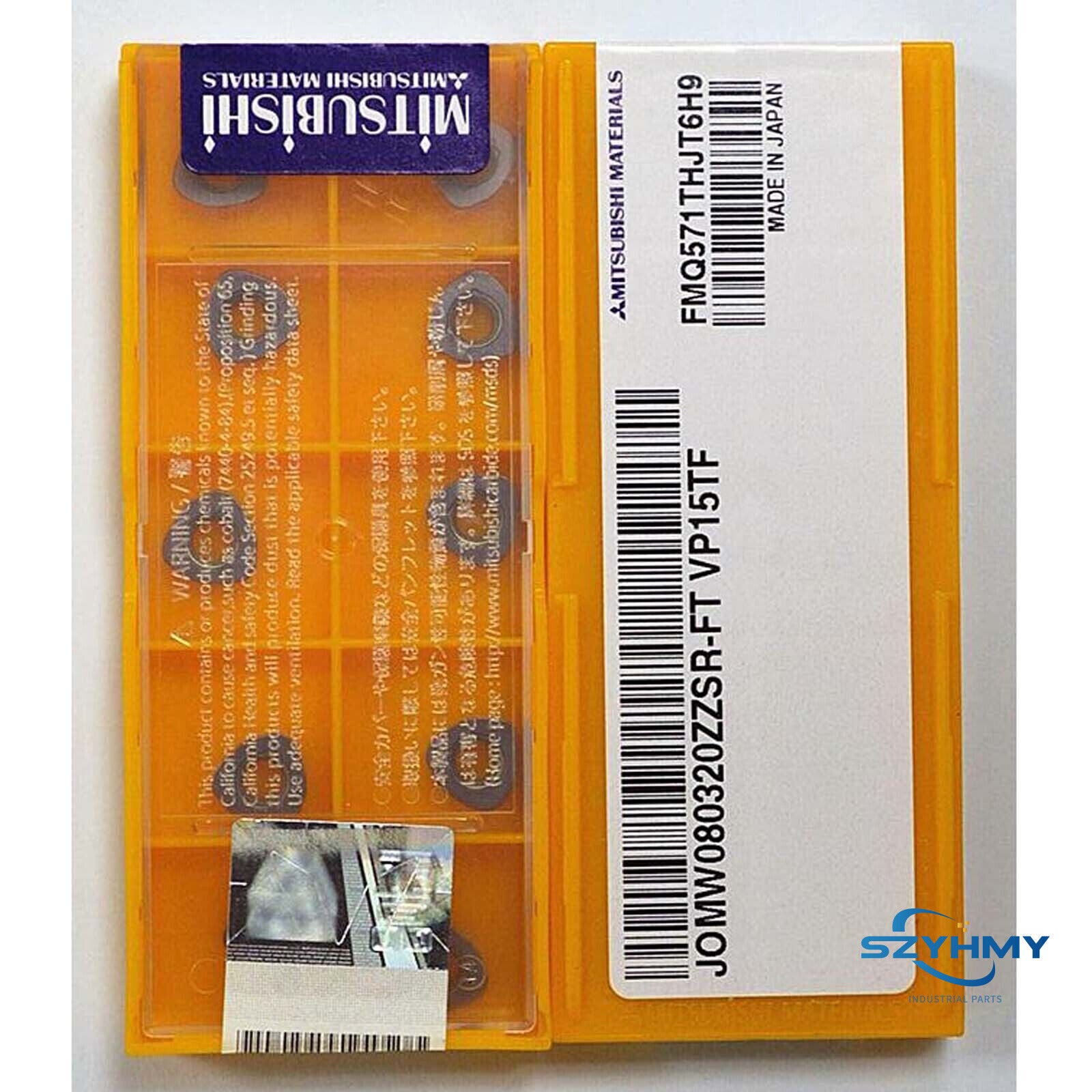 10PCS Mitsubishi JOMW080320ZZSR-FT VP15TF CNC Blades in Box - MITSUBISHI