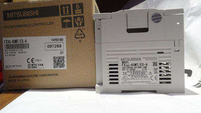 Mitsubishi FX3G-60MT/ES-A PLC - New in Box - Reliable Performance - MITSUBISHI
