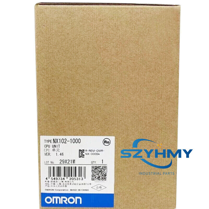 Omron NX102-1000 CPU Unit PLC New In Box - OMRON