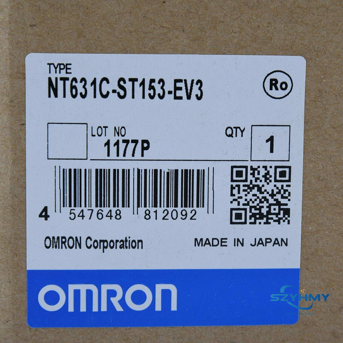 OMRON NT631C-ST153-EV3 Touch Screen - New In Box - OMRON
