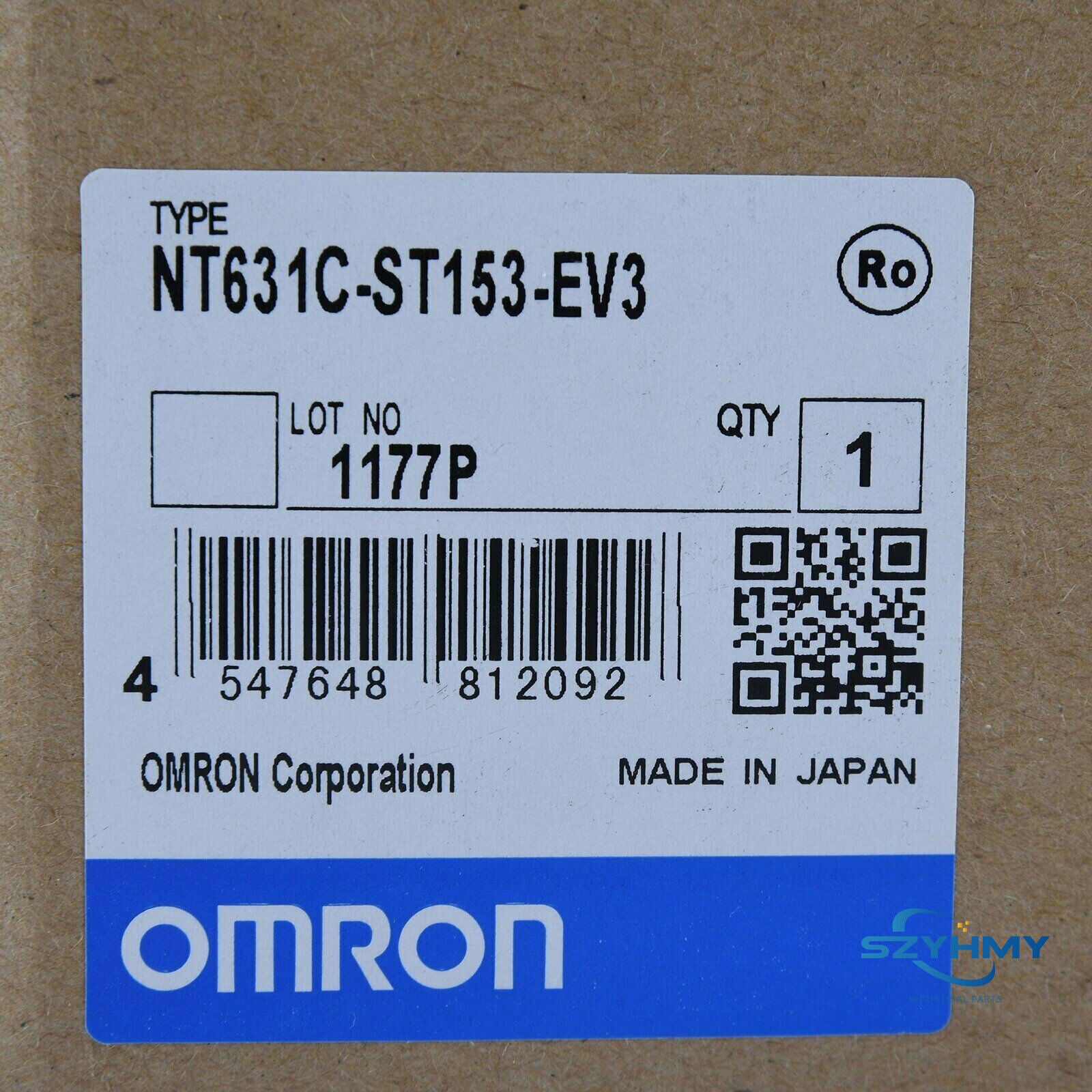 OMRON NT631C-ST153-EV3 Touch Screen - New In Box - OMRON