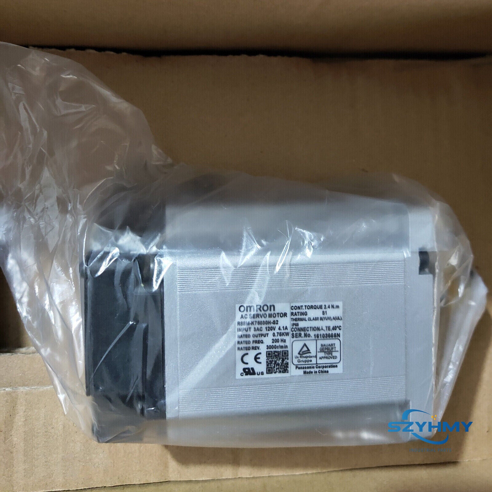 OMRON R88M-K75030H-S2 Servo Motor - New Model R88MK75030HS2 - OMRON