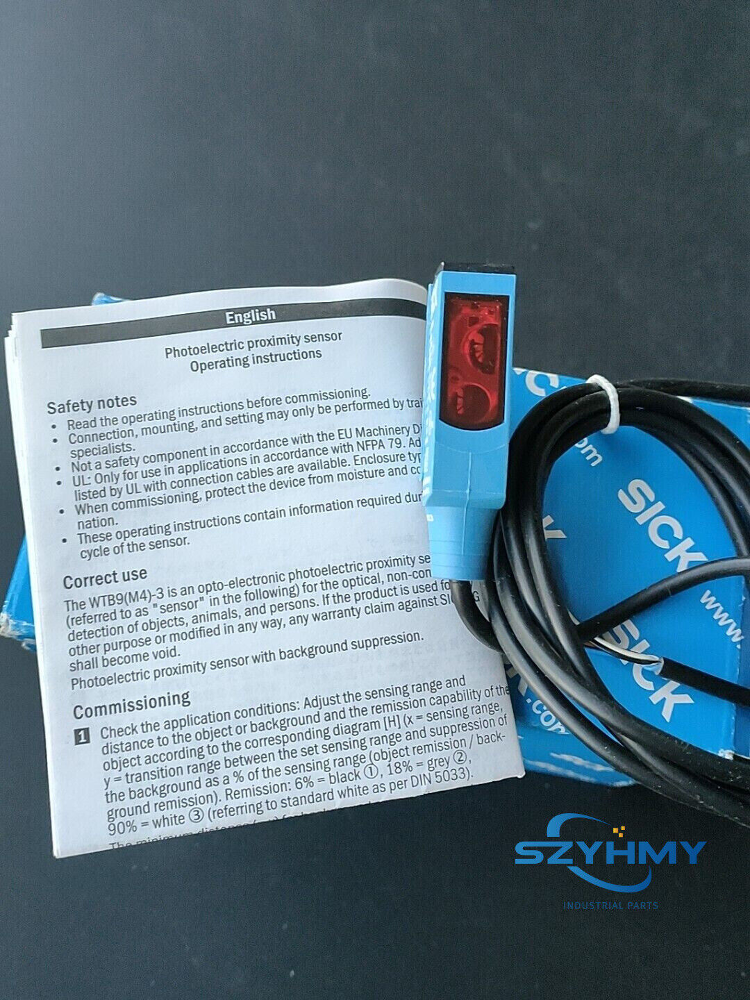 SICK WTB9-3P1161 Photoelectric Sensor - Reliable Performance - SICK