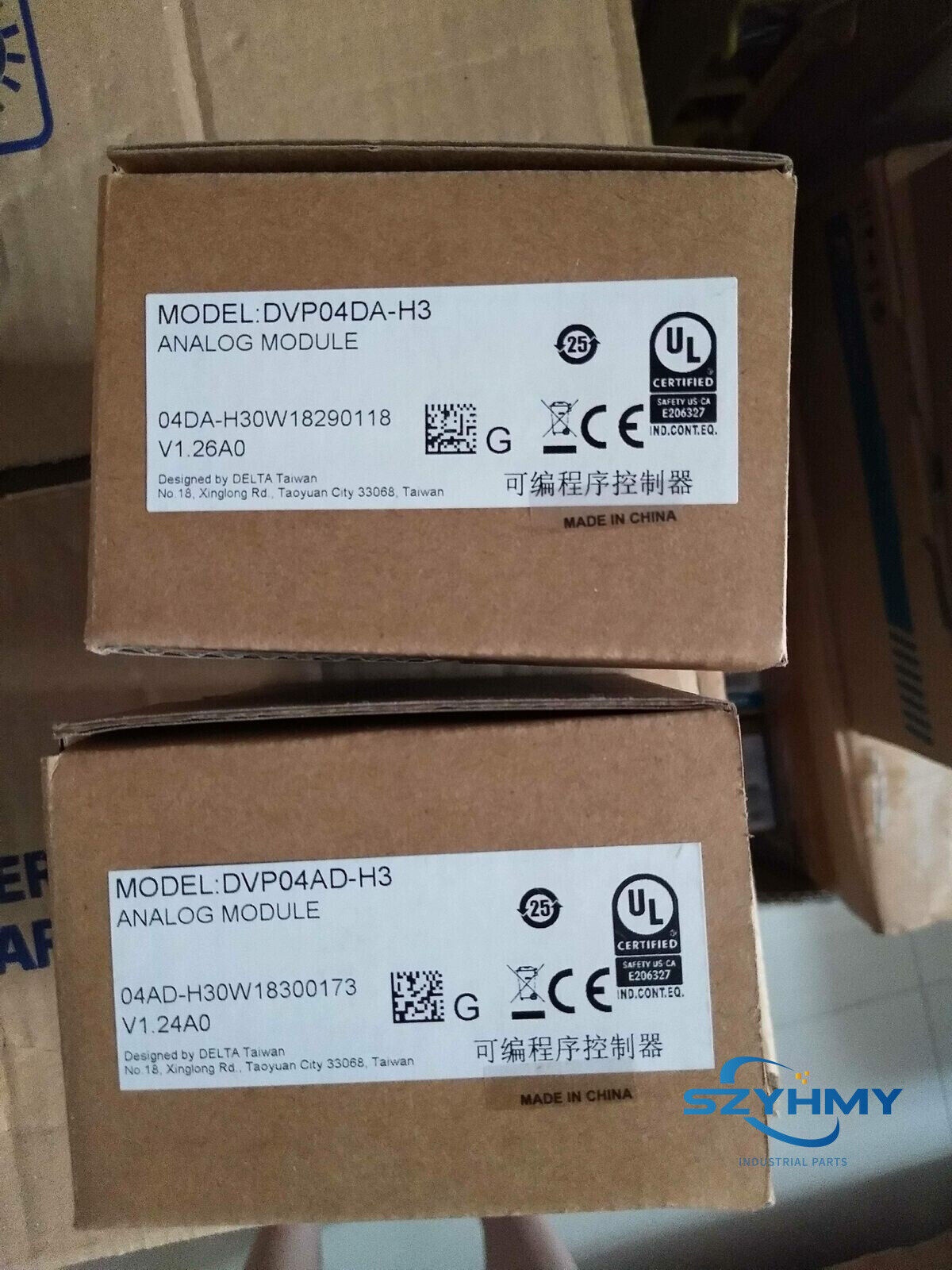 Delta DVP04DA-H3 PLC Controller - New and Sealed - DELTA