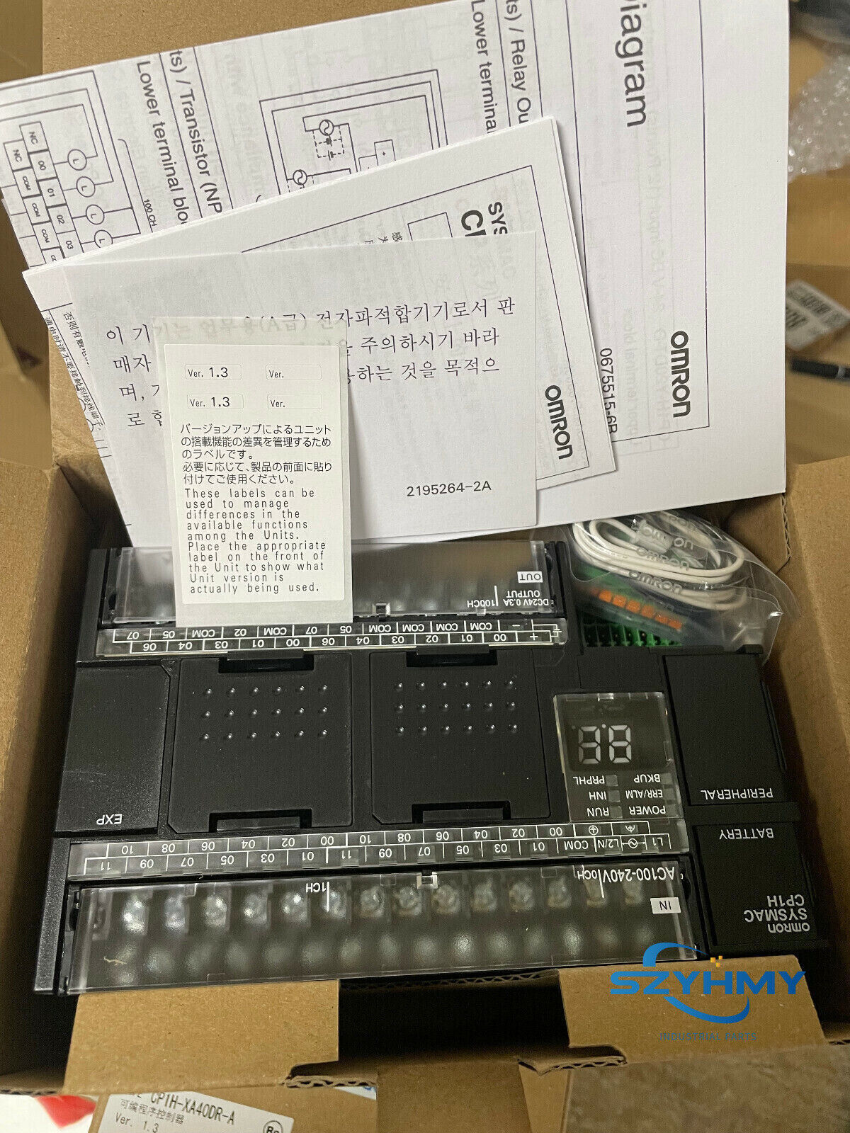 1PCS New Omron CP1H-XA40DR-A PLC Module CP1HXA40DRA In Box - OMRON