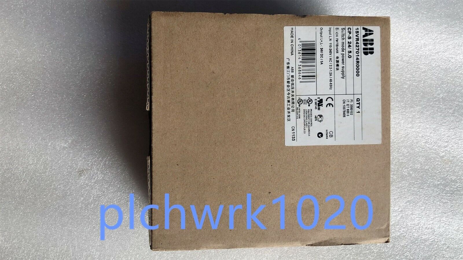 1 PCS NEW IN BOX ABB power supply 1SVR427014R0000 CP-S 24/5.0