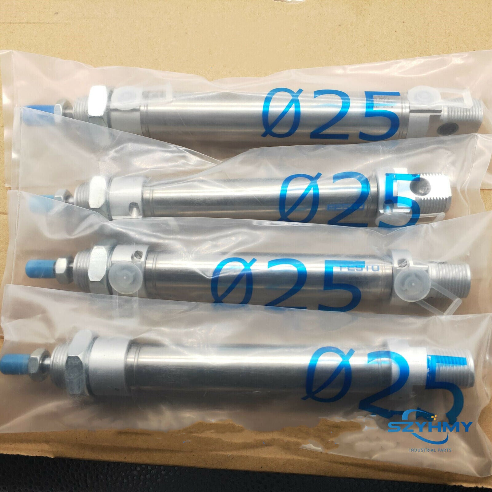 Compact FESTO DSNU-20-25-PPV-A Cylinder for Hydraulic Applications - FESTO