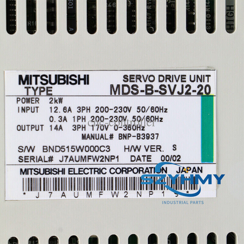 Mitsubishi MDS-B-SVJ2-20 Servo Drive - 1PC New Model - MITSUBISHI