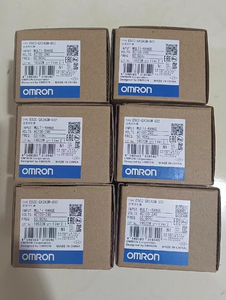 Omron E5CC-QX2ASM-802 Digital Temperature Controller 100-240VAC - OMRON