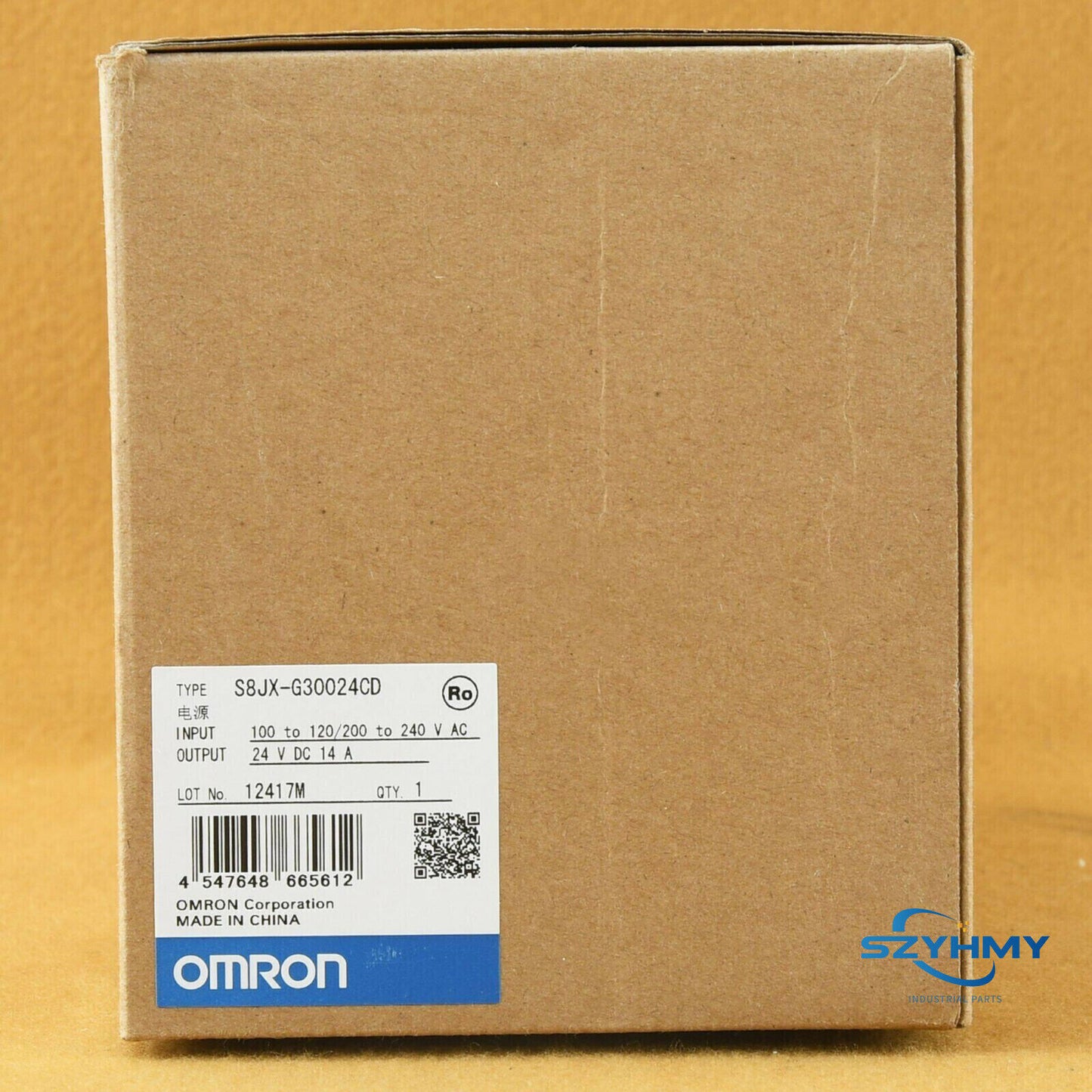 Omron S8JX-G30024CD 300W Switching Power Supply - OMRON