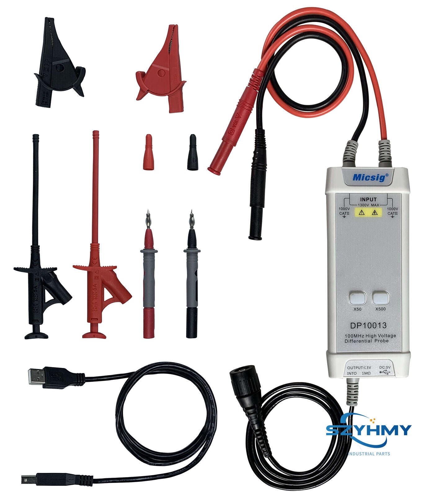 Micsig DP20003 High Voltage Differential Probe Kit 5600V 100MHz - MICSIG