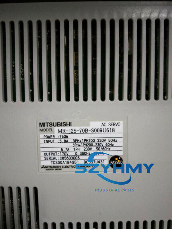 Mitsubishi MR-J2S-70B-S009U618 Servo Drive - Precision Performance - MITSUBISHI