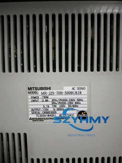 Mitsubishi MR-J2S-70B-S009U618 Servo Drive - Precision Performance - MITSUBISHI