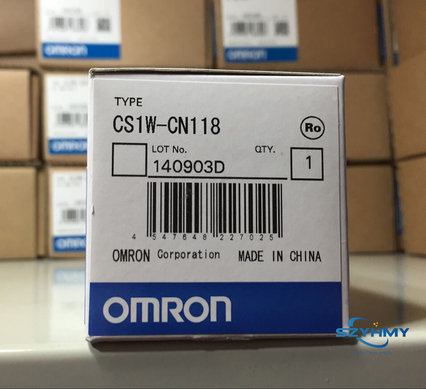 Omron CS1W-CN118 Cable Joint - 1 Piece, New in Box - KOEED
