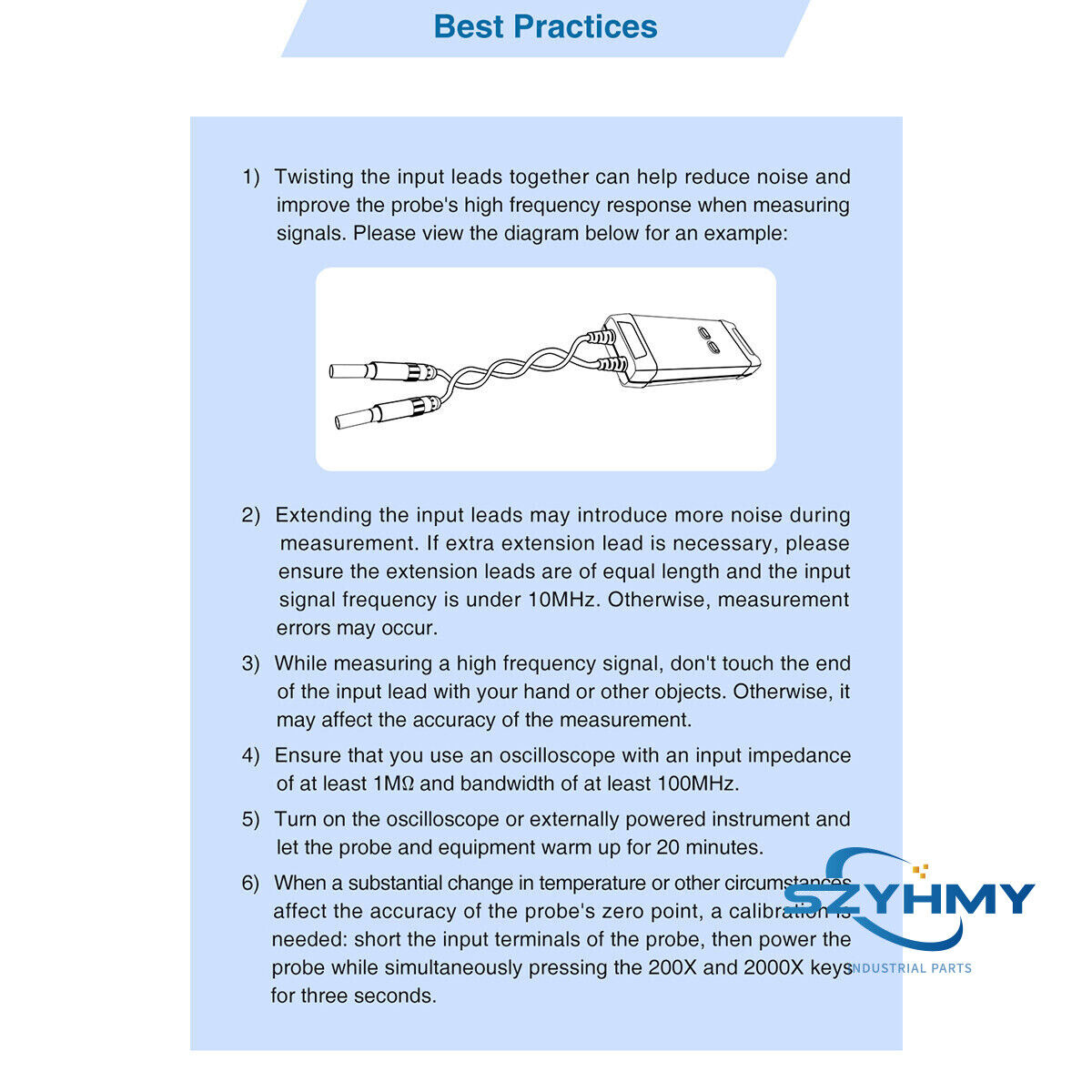 Micsig DP20003 High Voltage Differential Probe Kit 5600V 100MHz - MICSIG