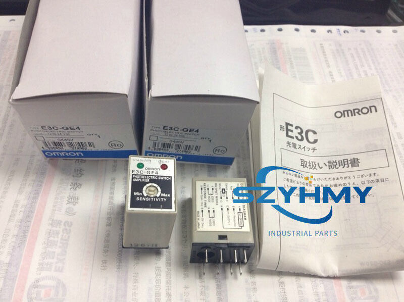 OMRON E3C-GE4 Photoelectric Switch 12-24VDC - 1PC New In Box - OMRON