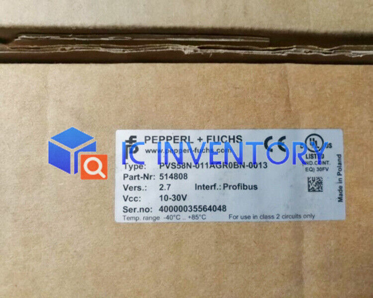 Pepperl + Fuchs PVS58N-011AGR0BN-0013 Sensor - New in Box - PEPPERL + FUCHS