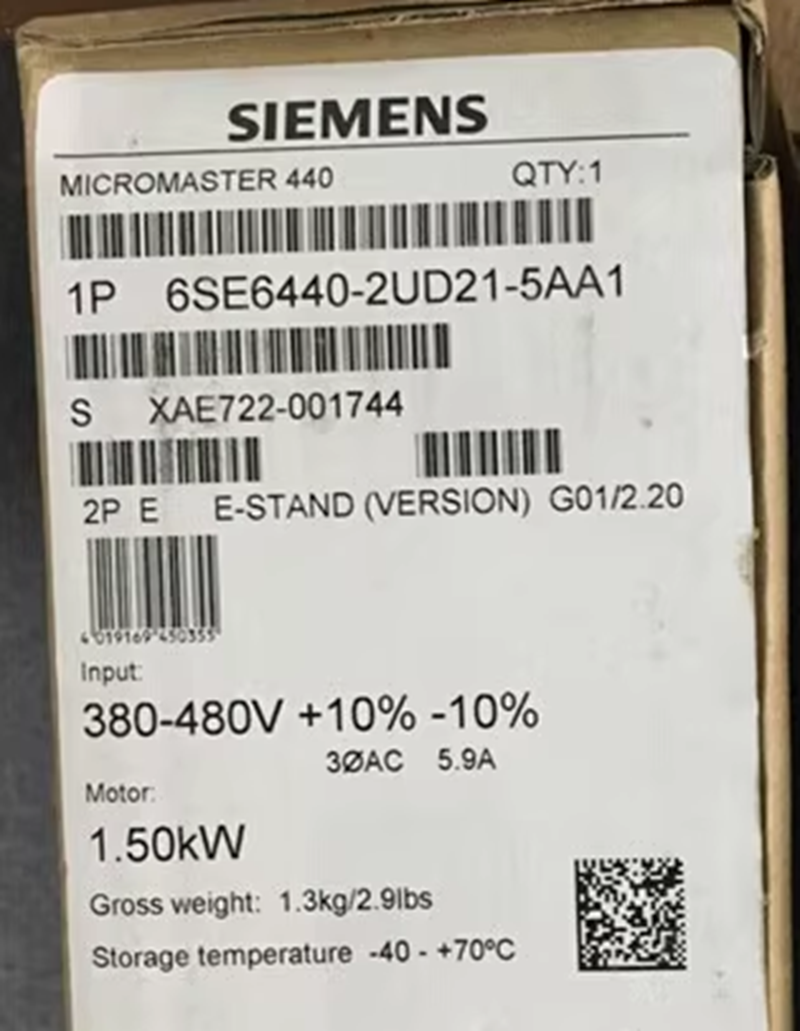 1 PC New Siemens 6SE6440-2UD21-5AA1 380V 1.5KW 6SE6 440-2UD21-5AA1 siemens