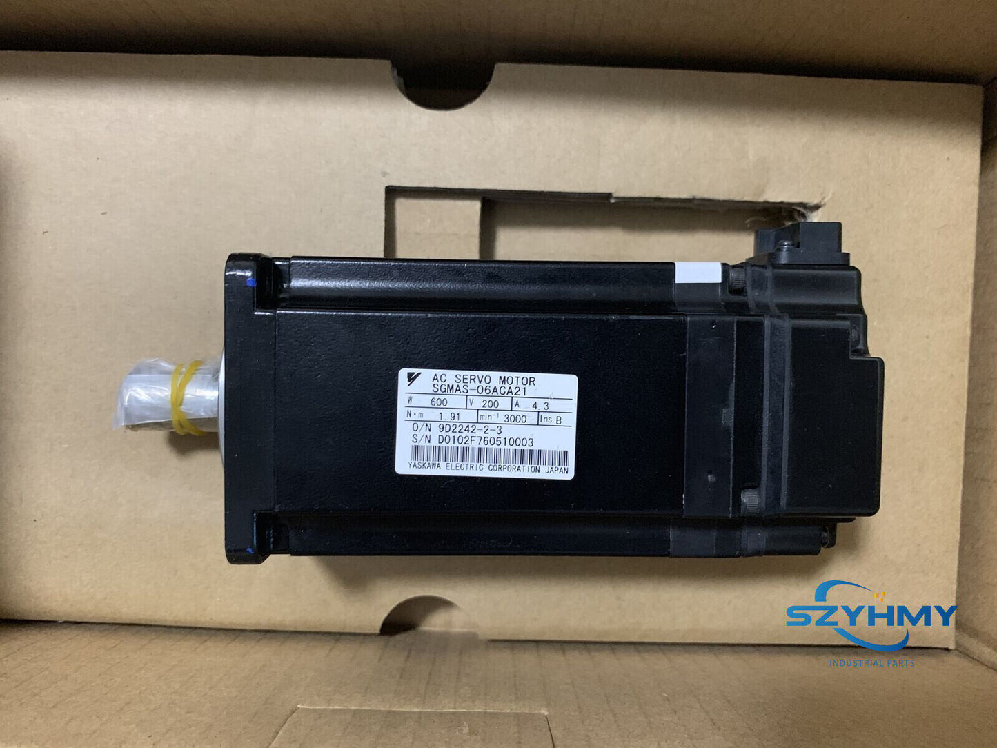 Yaskawa SGMAS-06ACA21 AC Servo Motor - New in Box - YASKAWA