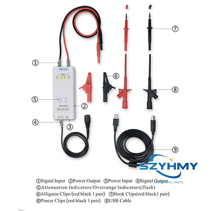 Micsig DP10013 High Voltage Differential Probe Kit - 1300V - MICSIG