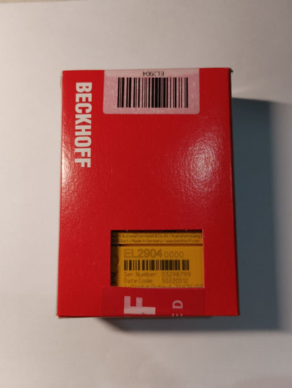 Beckhoff EL2904 0000: 4-Channel Digital Output Module - BECKHOFF