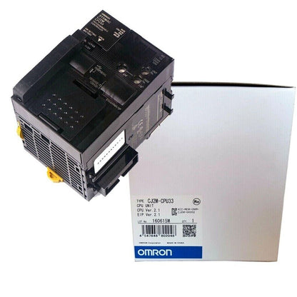 Omron CJ2M-CPU33 PLC Unit - New in Box with Warranty - OMRON
