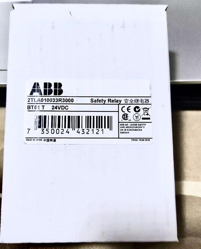 ABB BT51T 24DC Safety Relay for Reliable Circuit Protection - ABB
