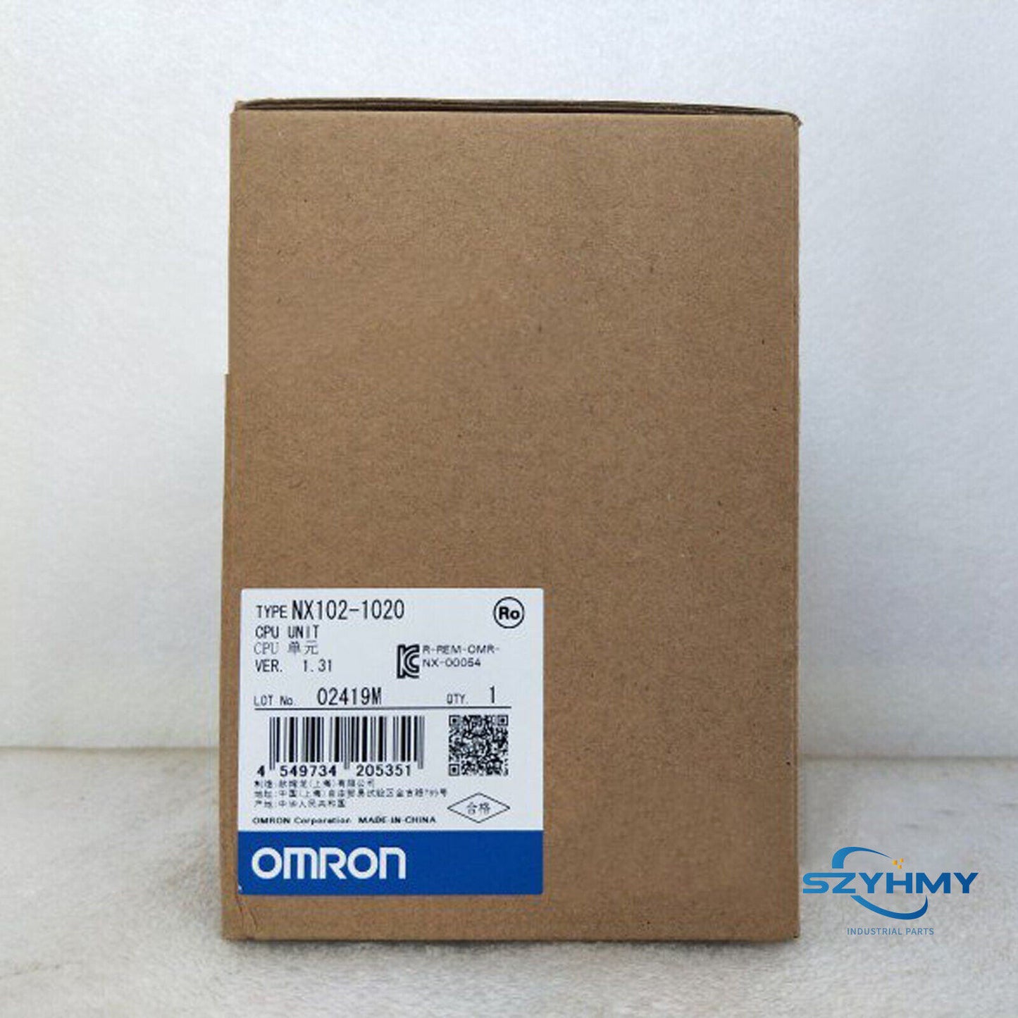 Omron NX102-1020 CPU Unit - 1PCS New and Reliable - OMRON
