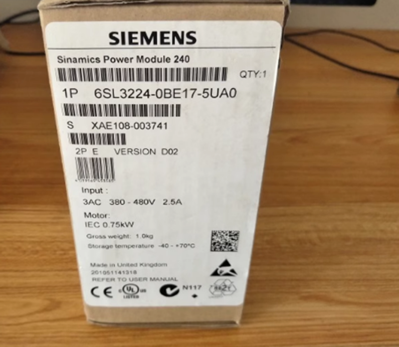 1 PC New Siemens 6SL3224-0BE17-5UA0 6SL3 224-0BE17-5UA0 siemens