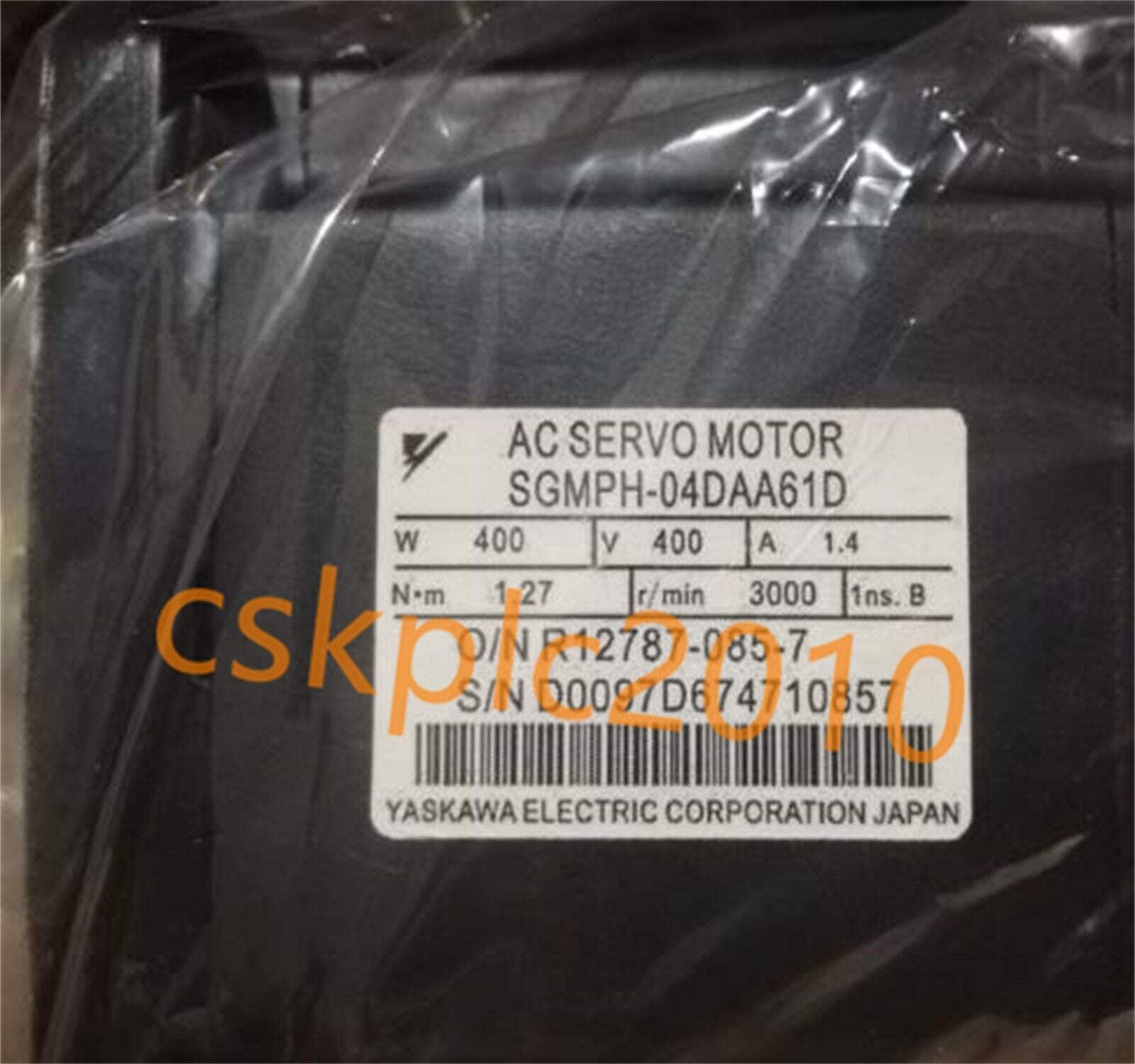 Yaskawa SGMPH-04DAA61D 400W Servo Motor - New in Box - YASKAWA