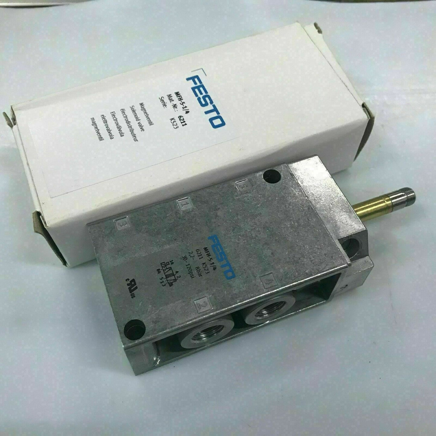 Festo MFH-5-1/4 Solenoid Valve - Model MFH51/4 6211 - FESTO