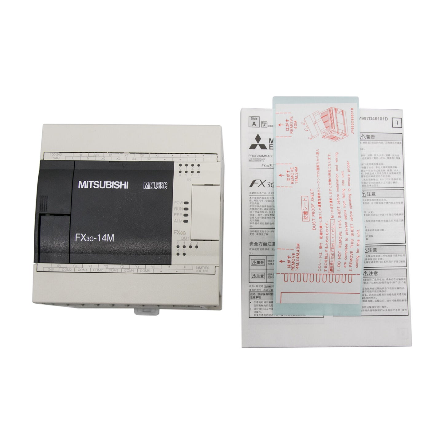 Mitsubishi FX3G-14MT/ES-A Base Unit - New PLC Processor - MITSUBISHI