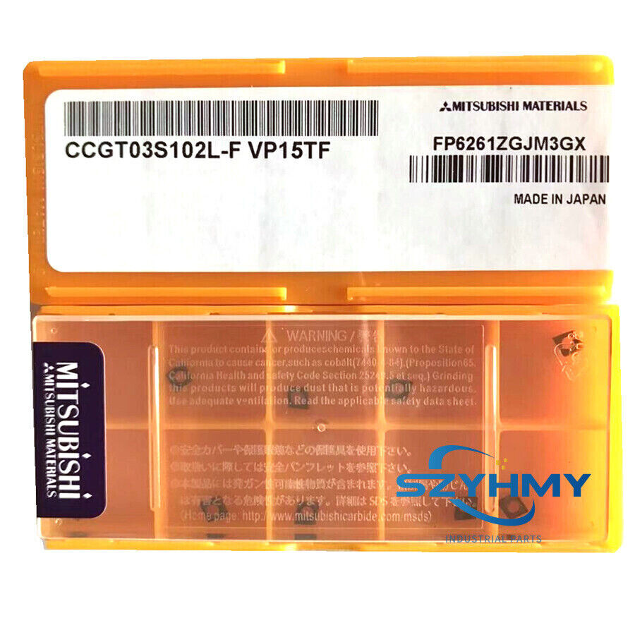 Mitsubishi CCGT03S102L-F VP15TF Carbide Inserts - 10PCS/Box - MITSUBISHI