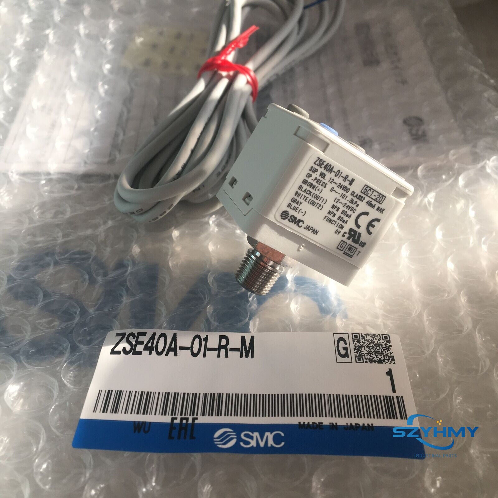 SMC ZSE40A-01-R-M Pressure Switch - 1pc New, Fast Shipping - SMC