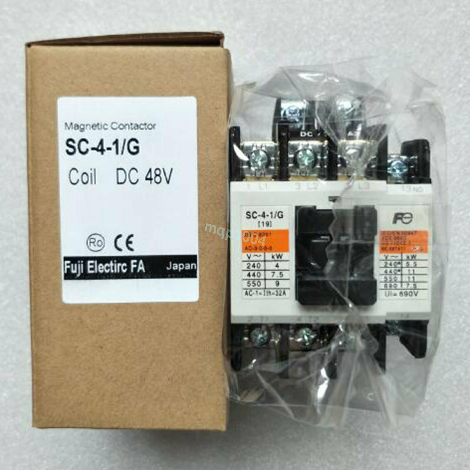 Fuji SC-4-1/G DC48V New Contactor - 1pc in Box - FUJI