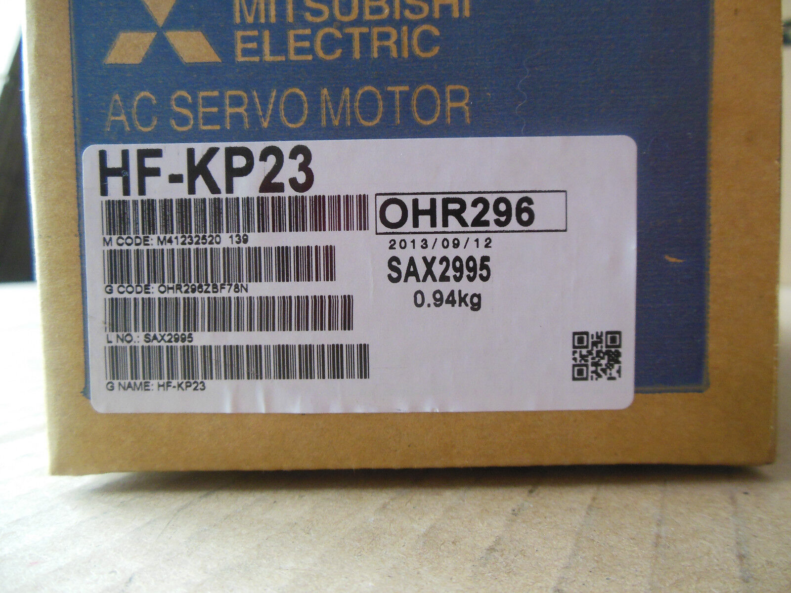 MITSUBISHI HF-KP23 Servo Motor - New In Box - MITSUBISHI