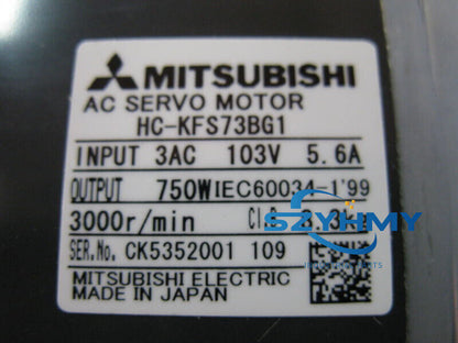 MITSUBISHI HC-KFS73BG1 Servo Motor Electric Motors New - MITSUBISHI