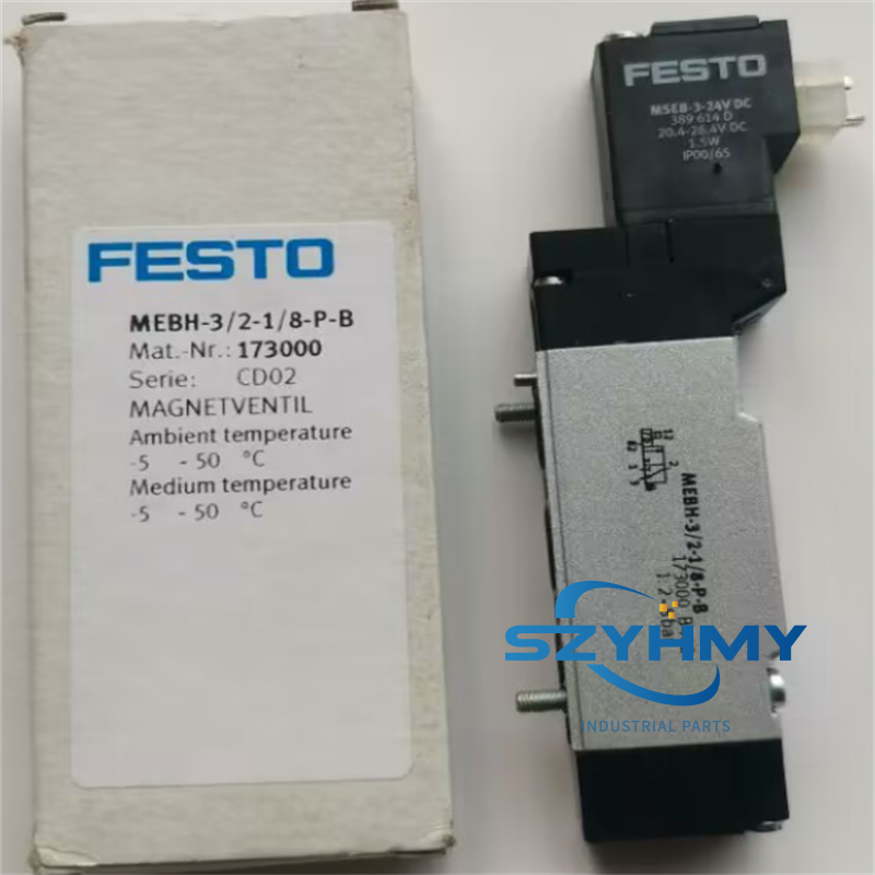 Festo MEBH-3/2-1/8-P-B 173000 Solenoid Valve - 1pc - FESTO