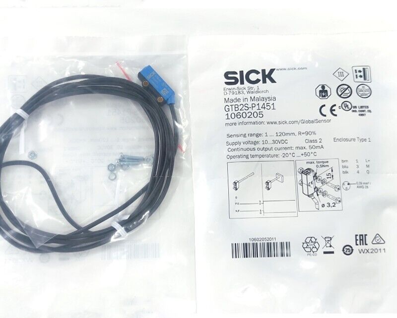 NEW SICK GTB2S-P1451 Photoelectric Switch for Reliable Sensing - SICK