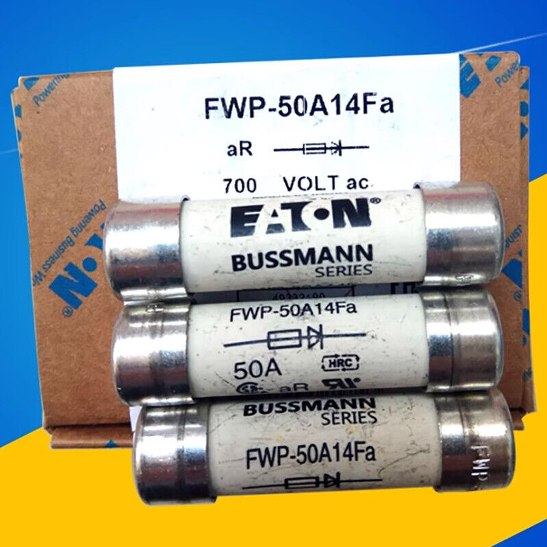 10pcs FWP-50A14FA 700V AC 50A Fuse for EATON BUSSMANN - EATON BUSSMANN