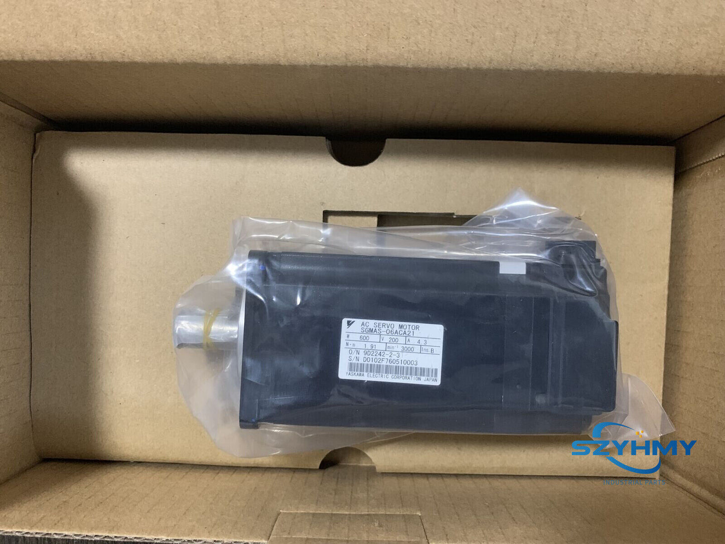 Yaskawa SGMAS-06ACA21 AC Servo Motor - New in Box - YASKAWA